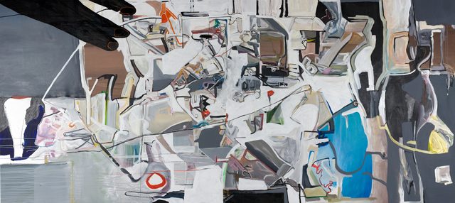 Alex Fischer, untitled, 2008, 60×120″, acrylic on canvas